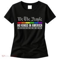 No Kings In America We The People Political Women's T-Shirt thumb 0