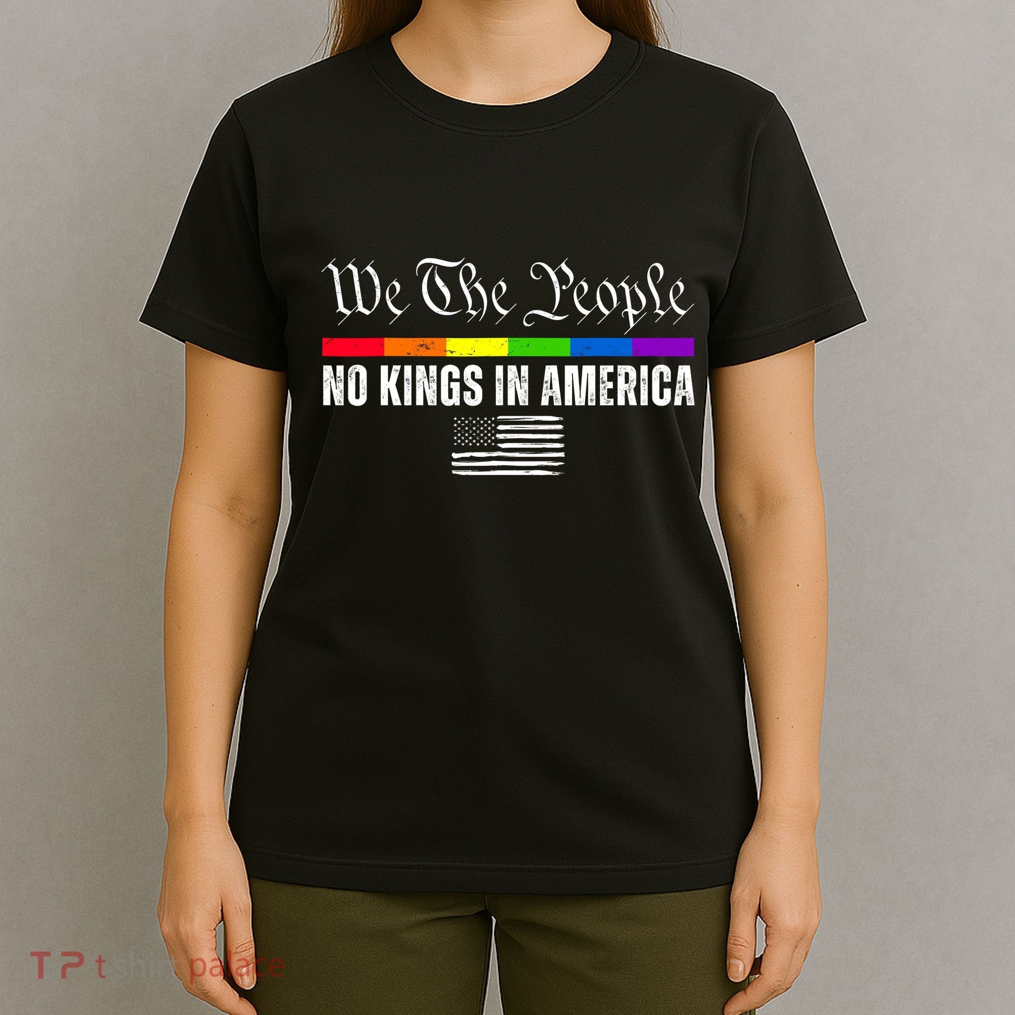 No Kings In America We The People Political T-Shirt