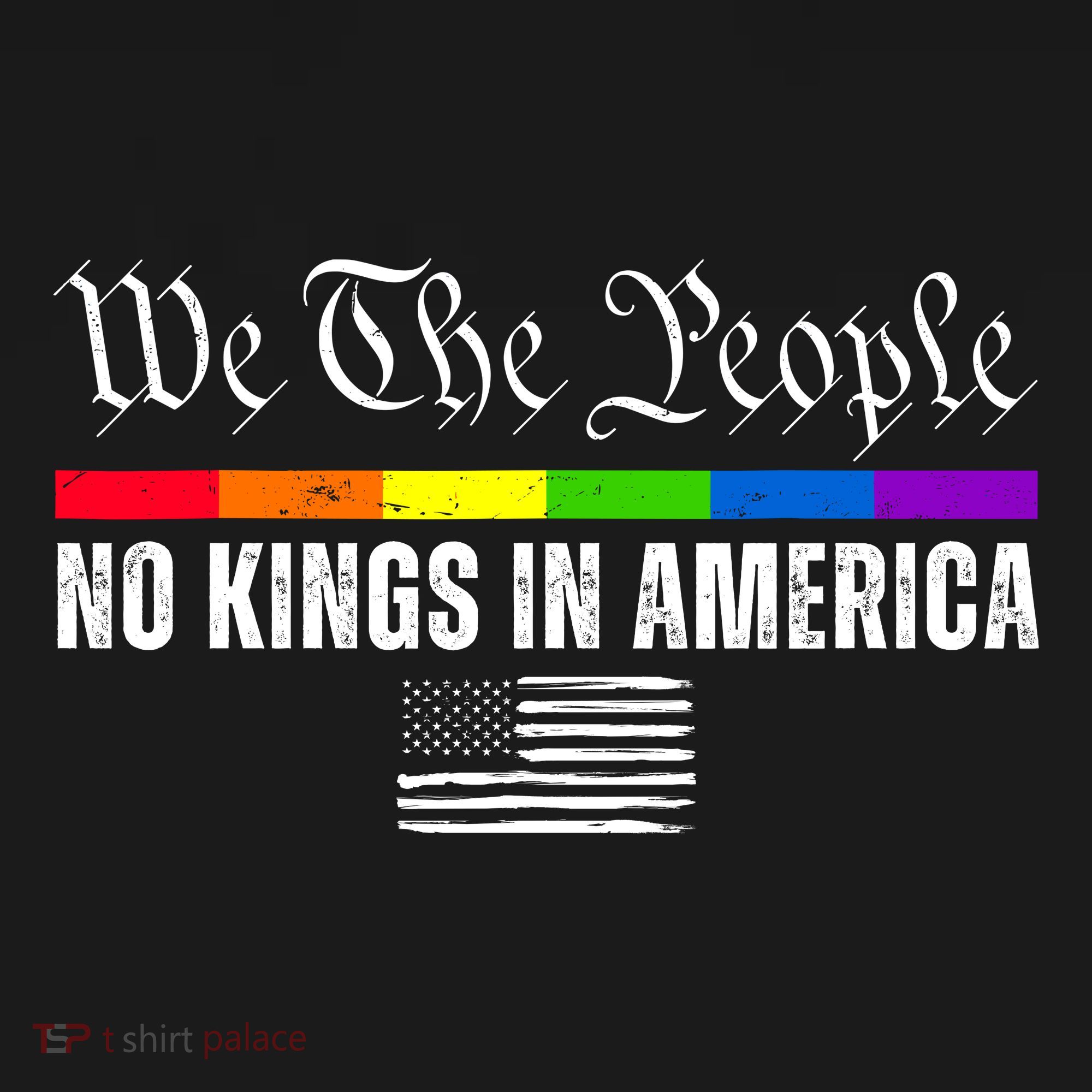No Kings In America We The People Political Mousepad