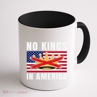 No Kings In America Court Ruling Protest Save Democracy Usa Coffee Mug thumb 1