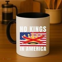 No Kings In America Court Ruling Protest Save Democracy Usa Coffee Mug thumb 4