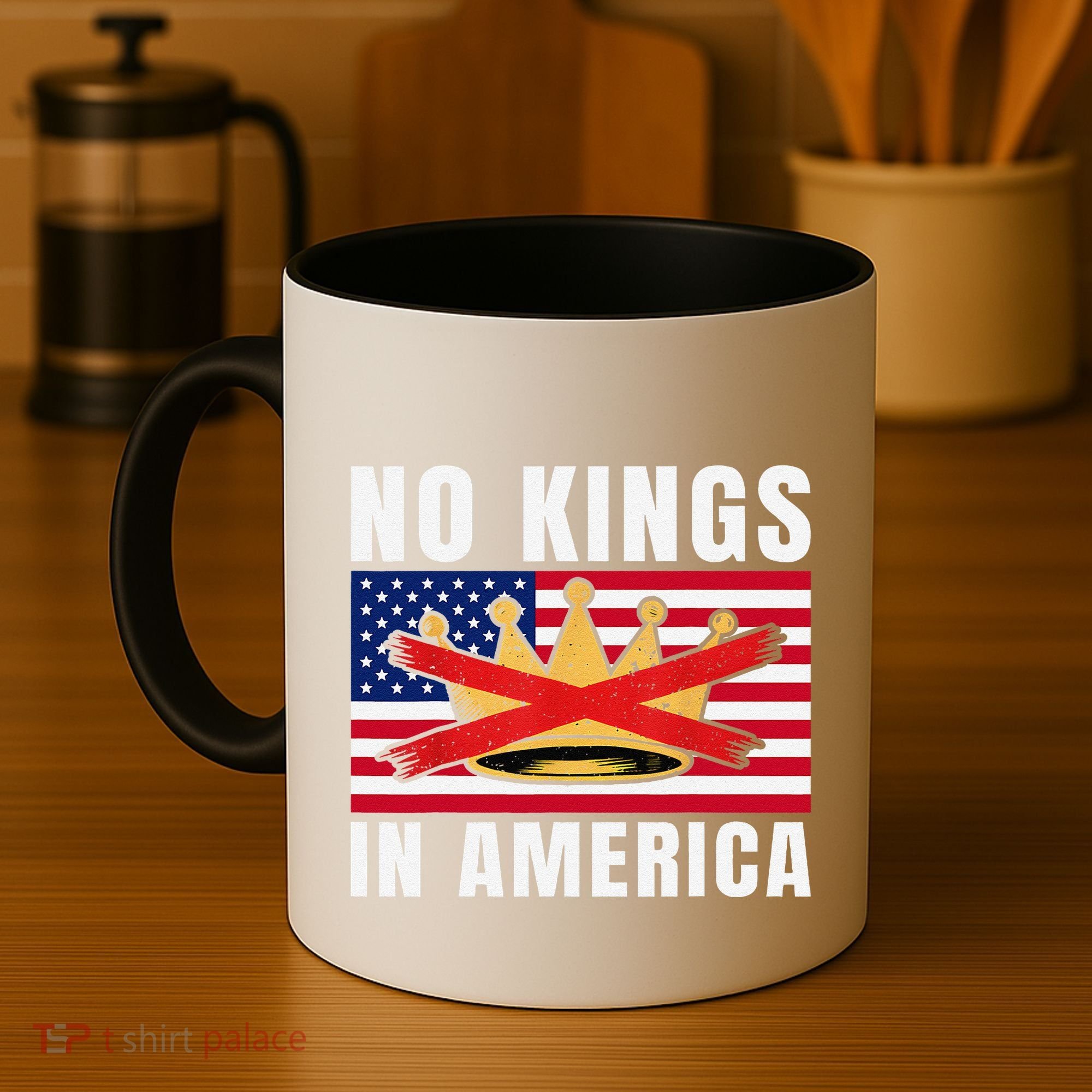 No Kings In America Court Ruling Protest Save Democracy Usa Coffee Mug