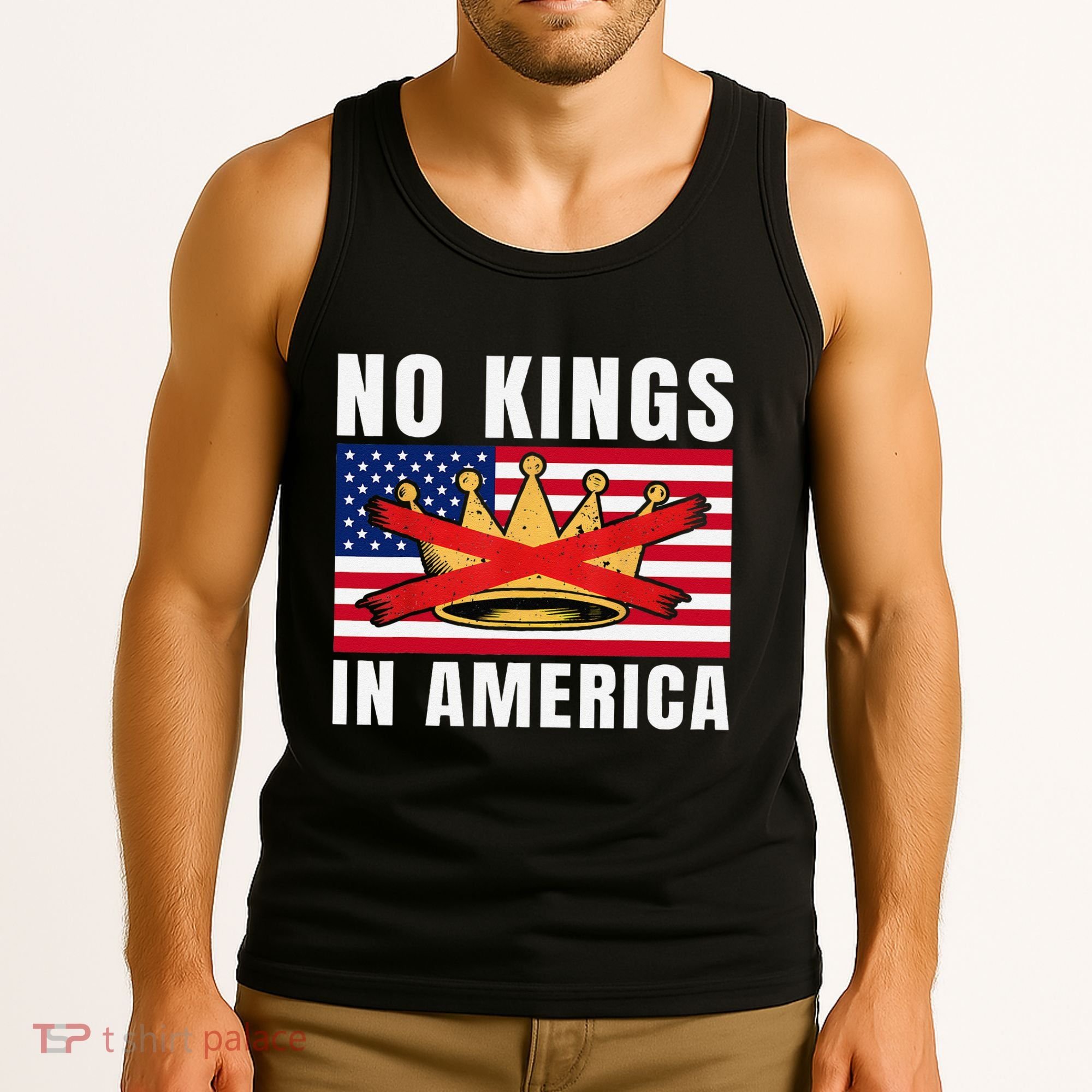 No Kings In America Court Ruling Protest Save Democracy Usa Tank Top