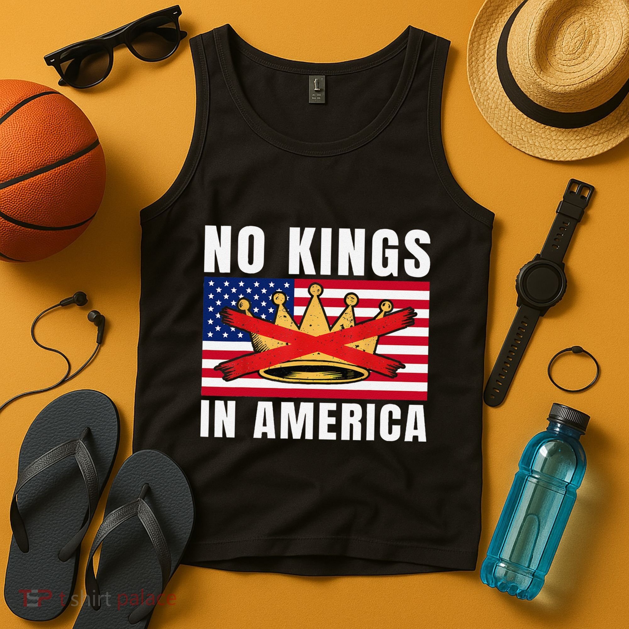 No Kings In America Court Ruling Protest Save Democracy Usa Tank Top