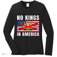 No Kings In America Court Ruling Protest Save Democracy Usa Women's Long Sleeve Shirt thumb 0