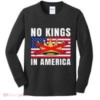 No Kings In America Court Ruling Protest Save Democracy Usa Kids Long Sleeve Shirt thumb 0