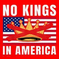 No Kings In America Court Ruling Protest Save Democracy Usa Santa Hat thumb 1