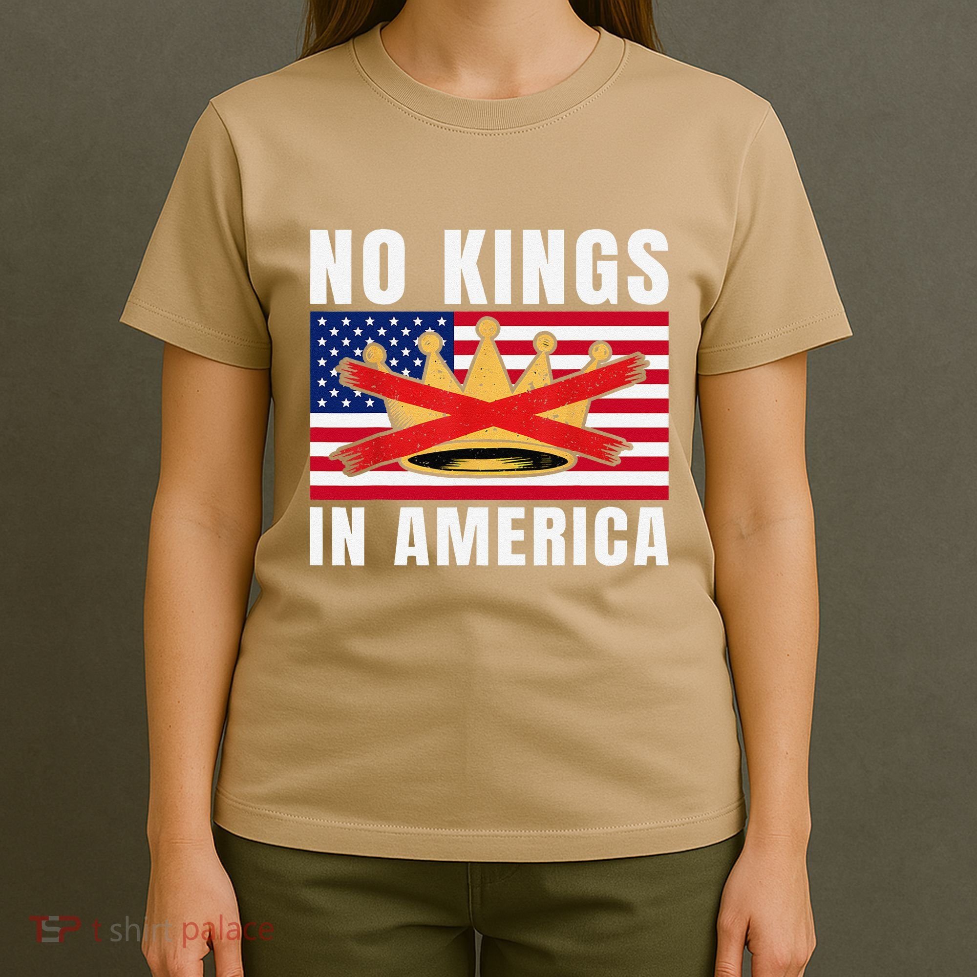 No Kings In America Court Ruling Protest Save Democracy Usa T-Shirt