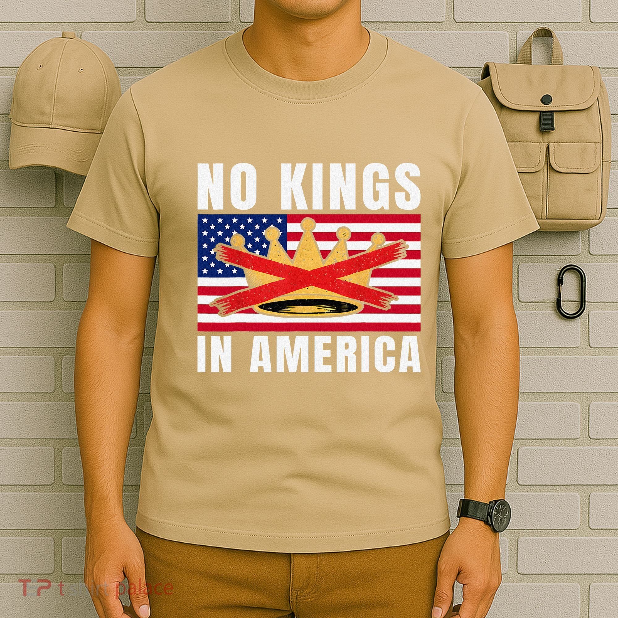 No Kings In America Court Ruling Protest Save Democracy Usa T-Shirt