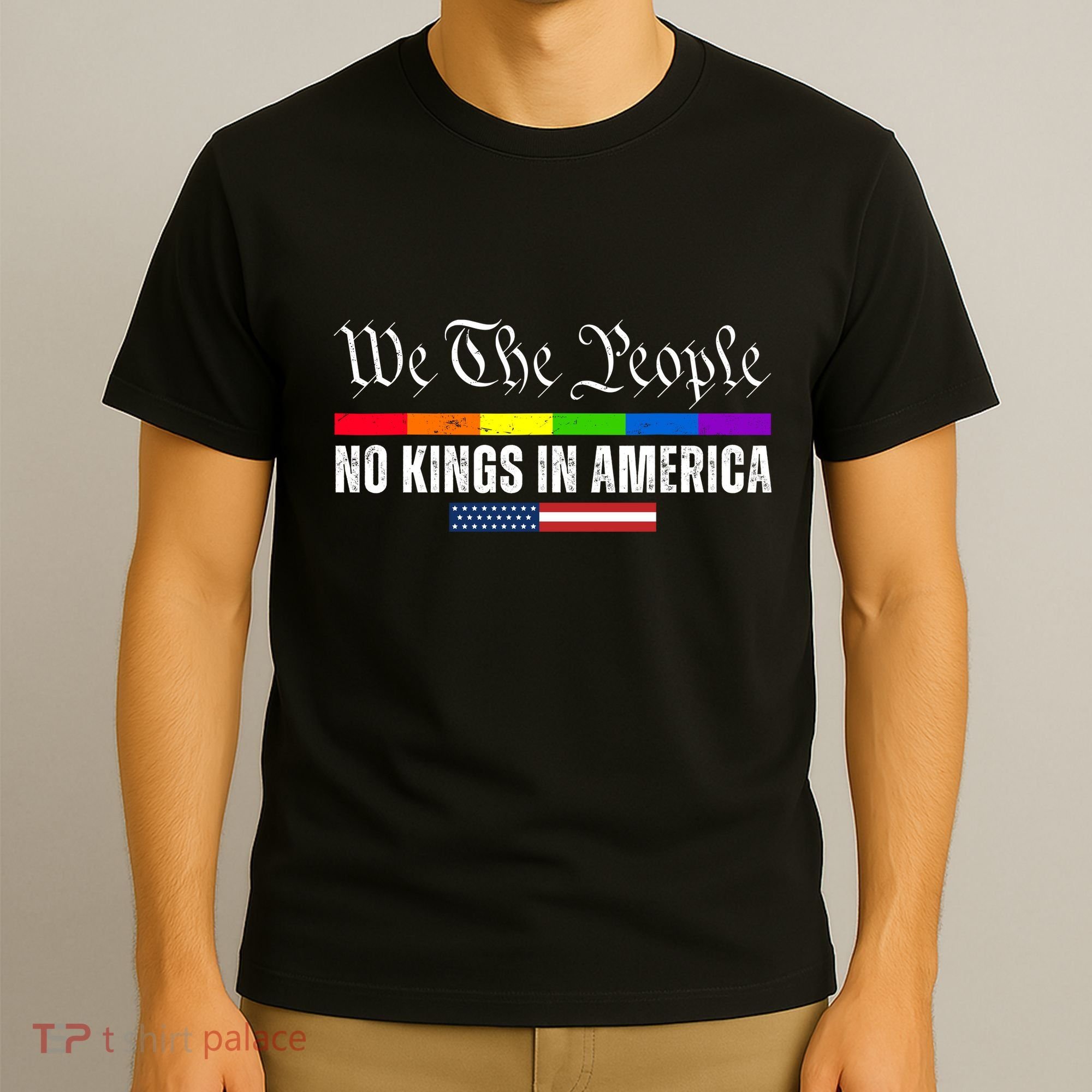 No Kings In America We The People Political T-Shirt