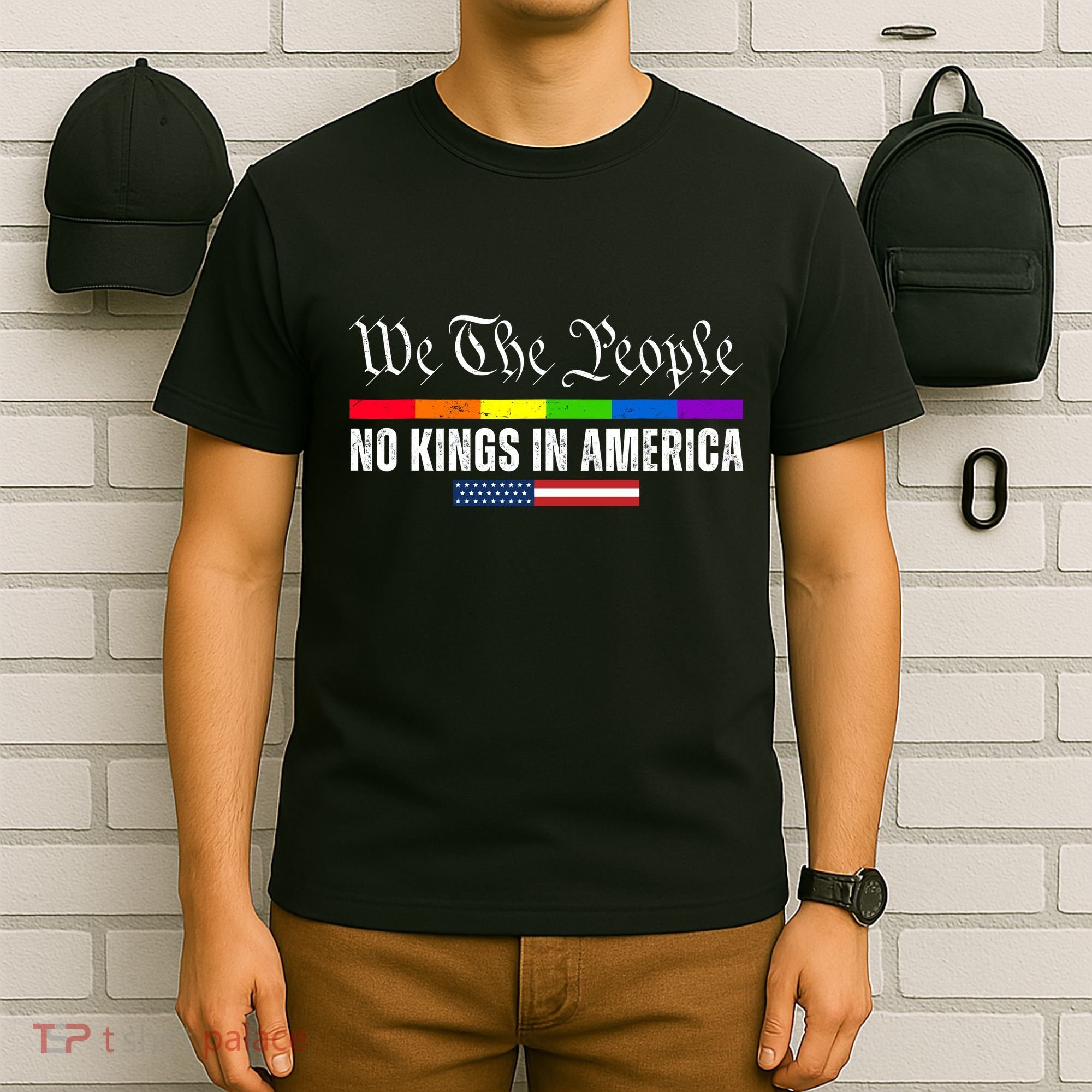 No Kings In America We The People Political T-Shirt