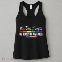 No Kings In America We The People Political Women's Tank Top thumb 3