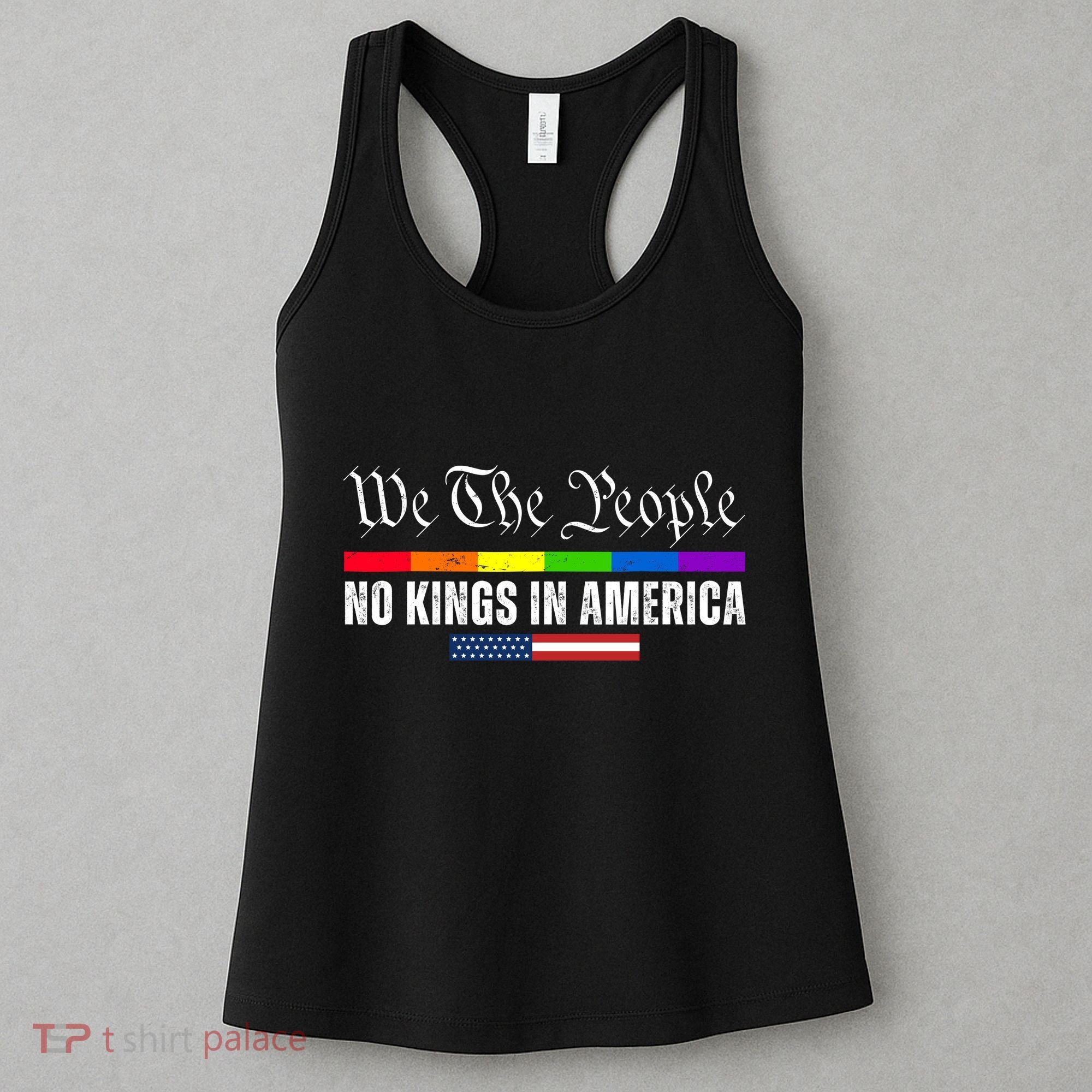 No Kings In America We The People Political Women's Tank Top