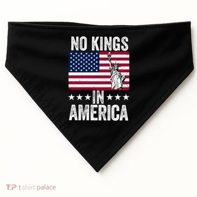 No Kings In America USA-Made Doggie Bandana