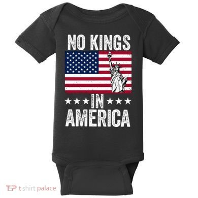 No Kings In America Baby Bodysuit