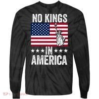 No Kings In America Tie-Dye Long Sleeve Shirt thumb 0