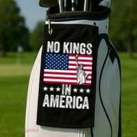 No Kings In America Golf Towel thumb 2