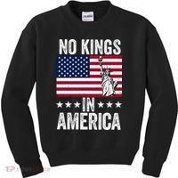 No Kings In America Kids Sweatshirt thumb 0