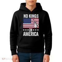 No Kings In America Kids Hoodie thumb 4
