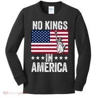 No Kings In America Kids Long Sleeve Shirt thumb 0