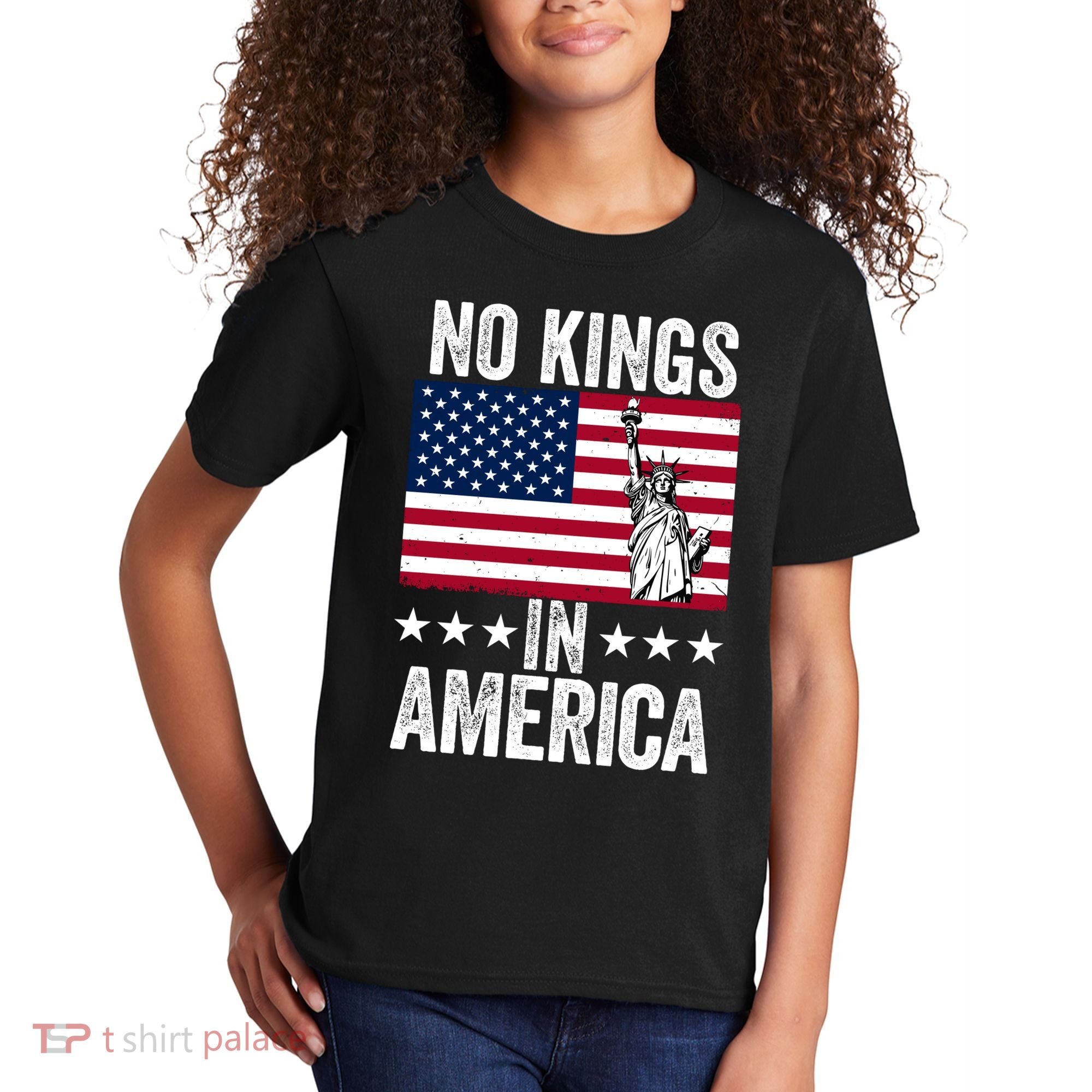 No Kings In America Kids T-Shirt