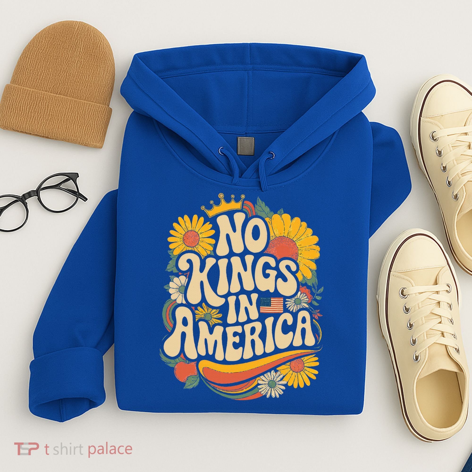  No King In American Democracy  Hoodie