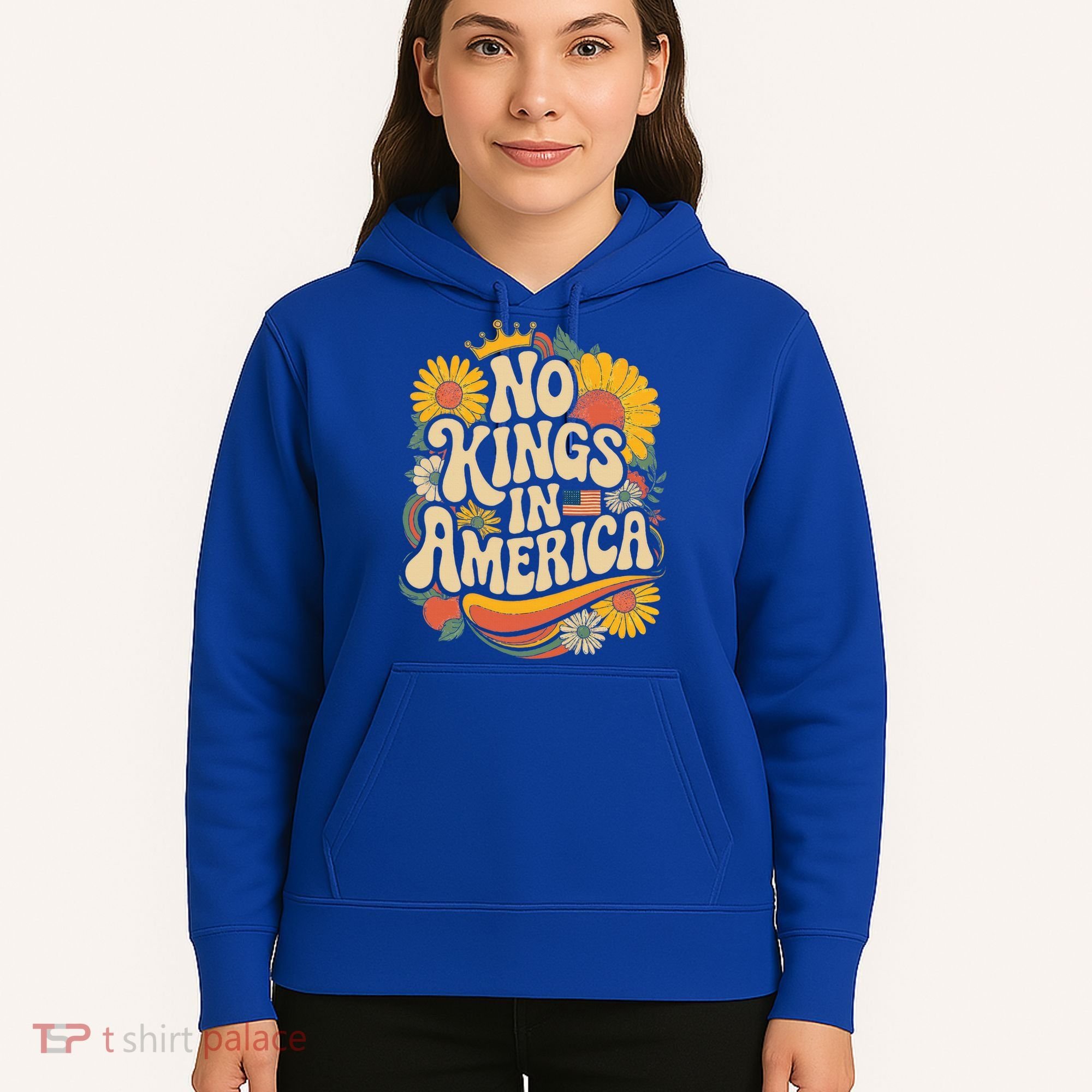  No King In American Democracy  Hoodie