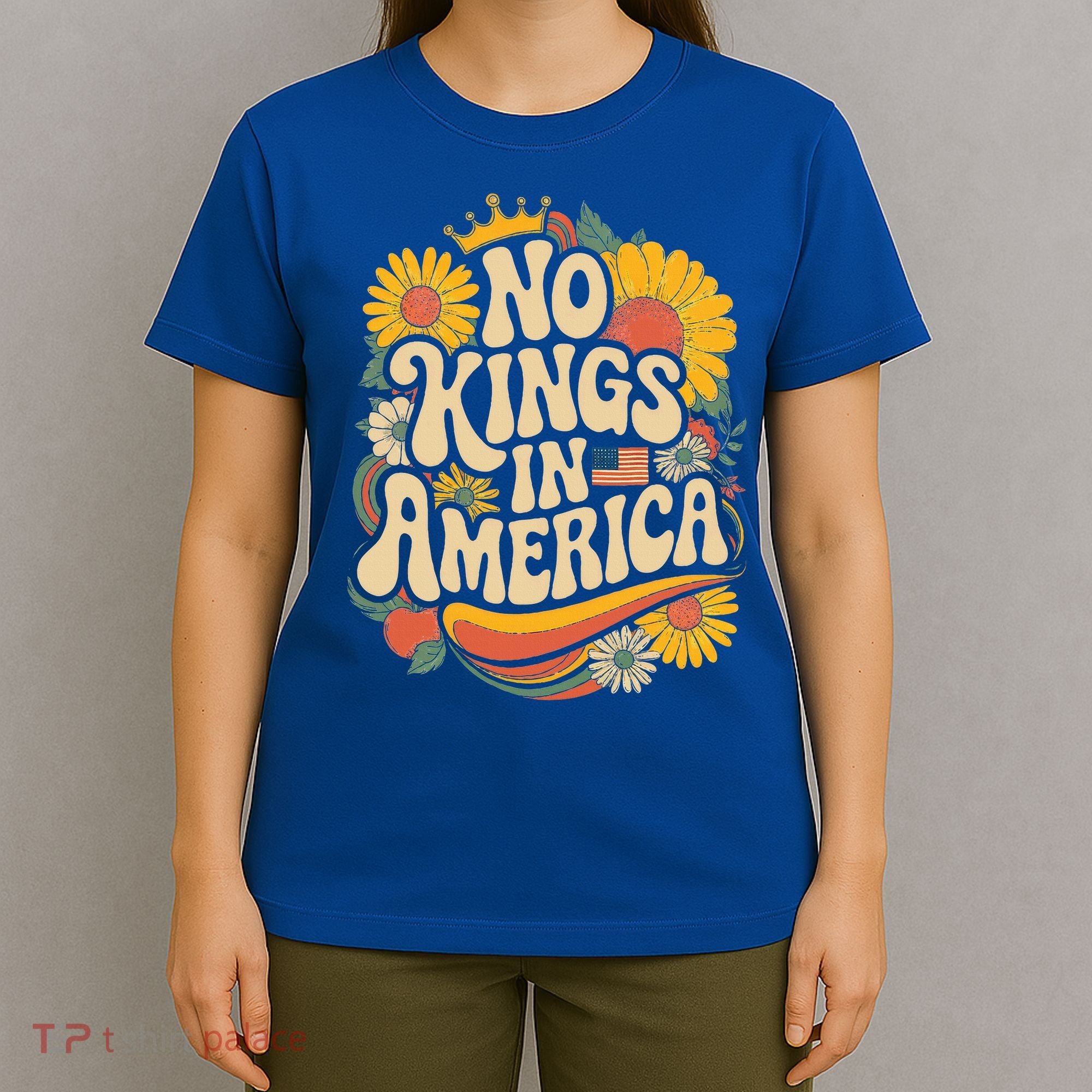 No King In American Democracy  T-Shirt