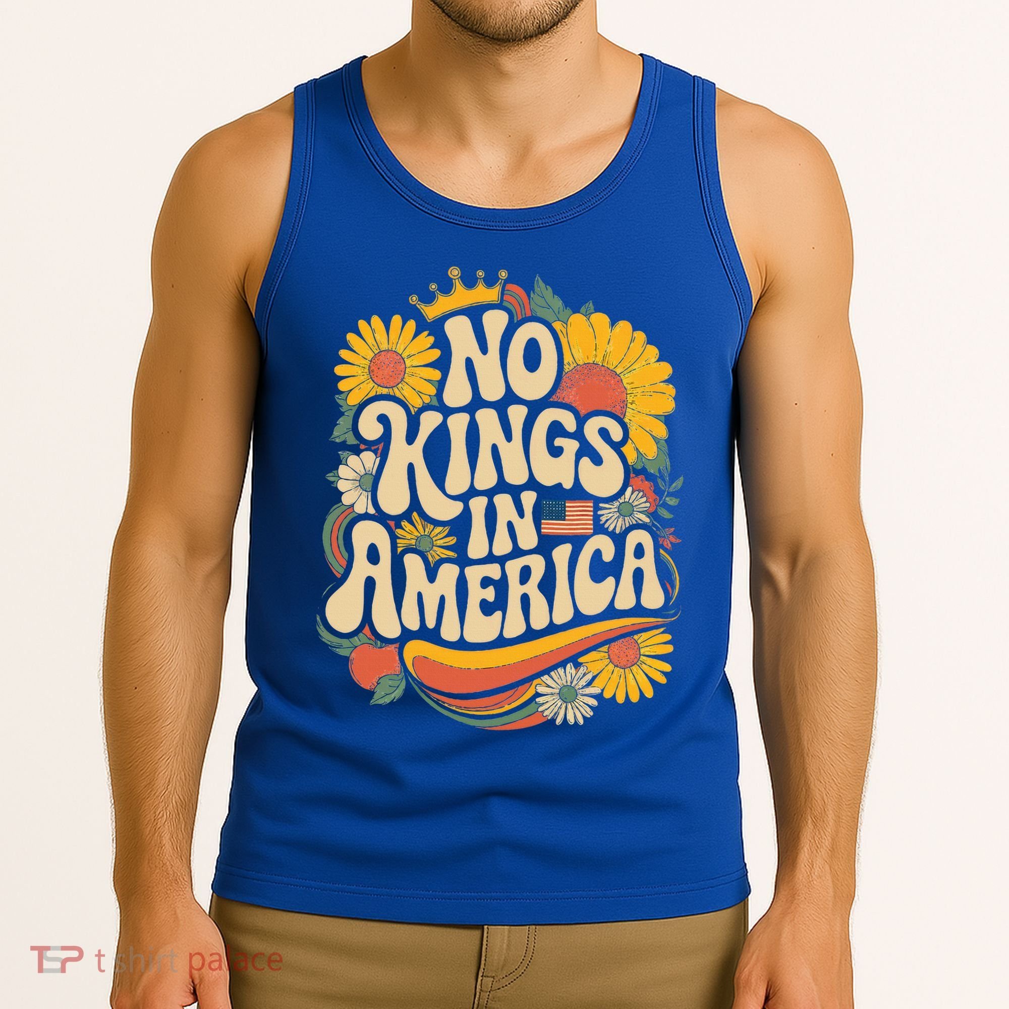  No King In American Democracy  Tank Top