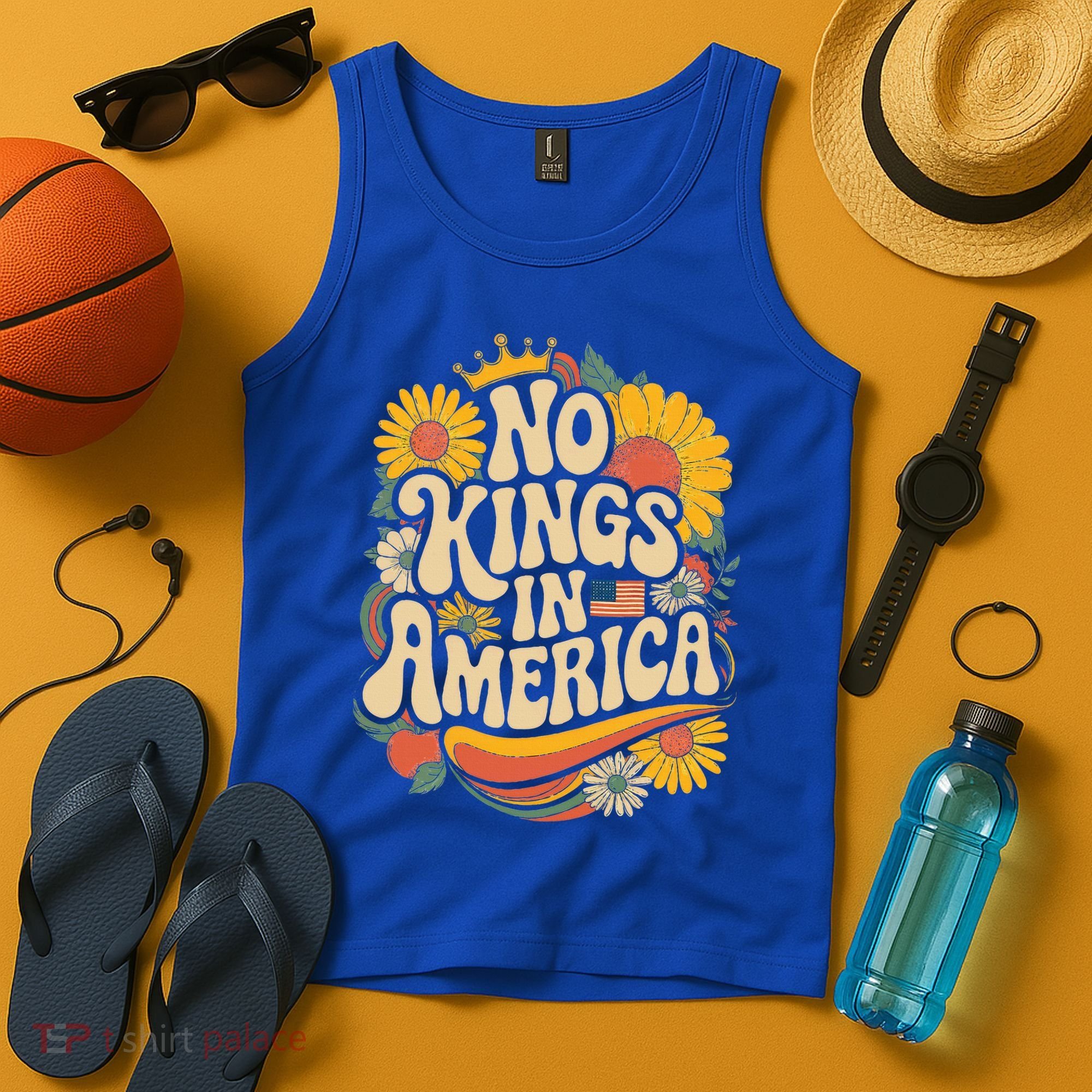  No King In American Democracy  Tank Top