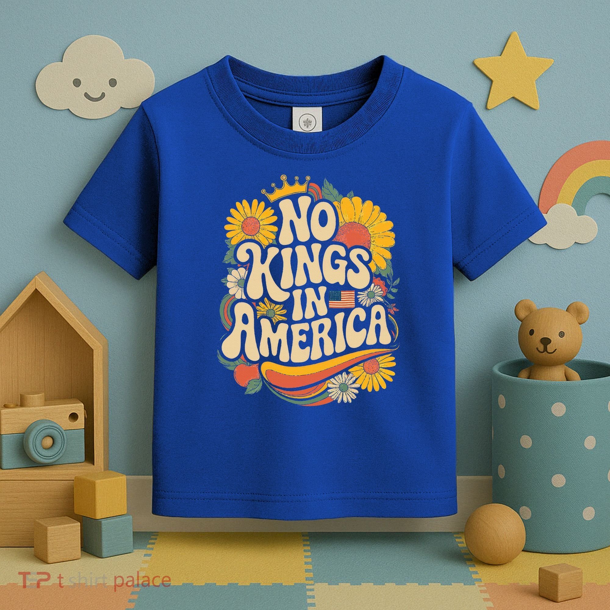  No King In American Democracy  Toddler T-Shirt