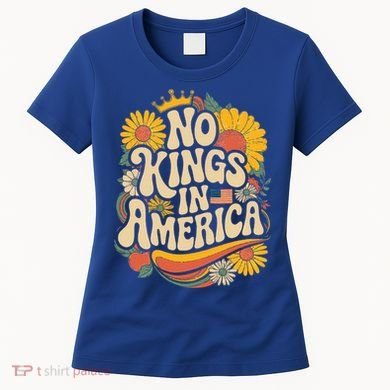  No King In American Democracy  Women's T-Shirt