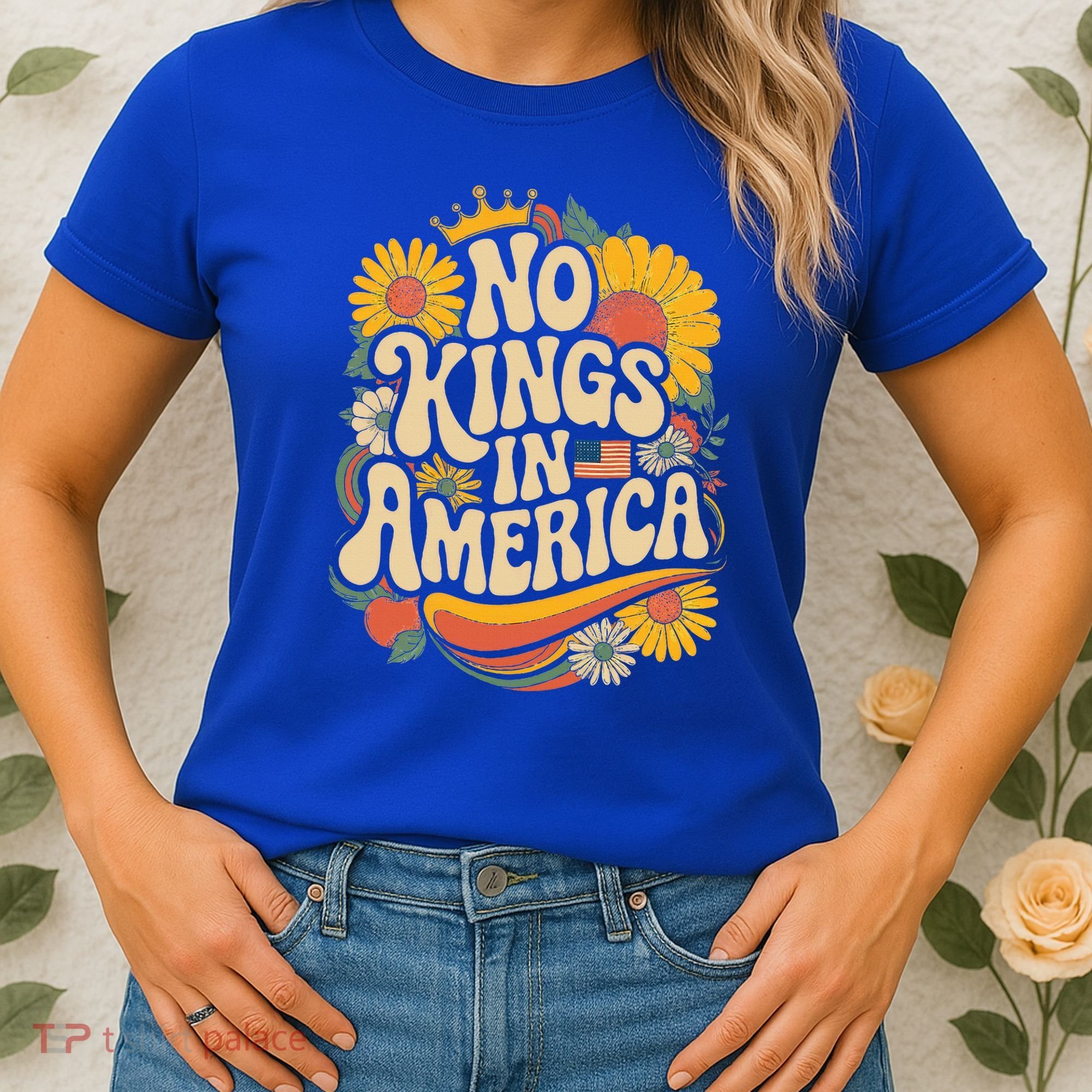 No King In American Democracy  Women's T-Shirt