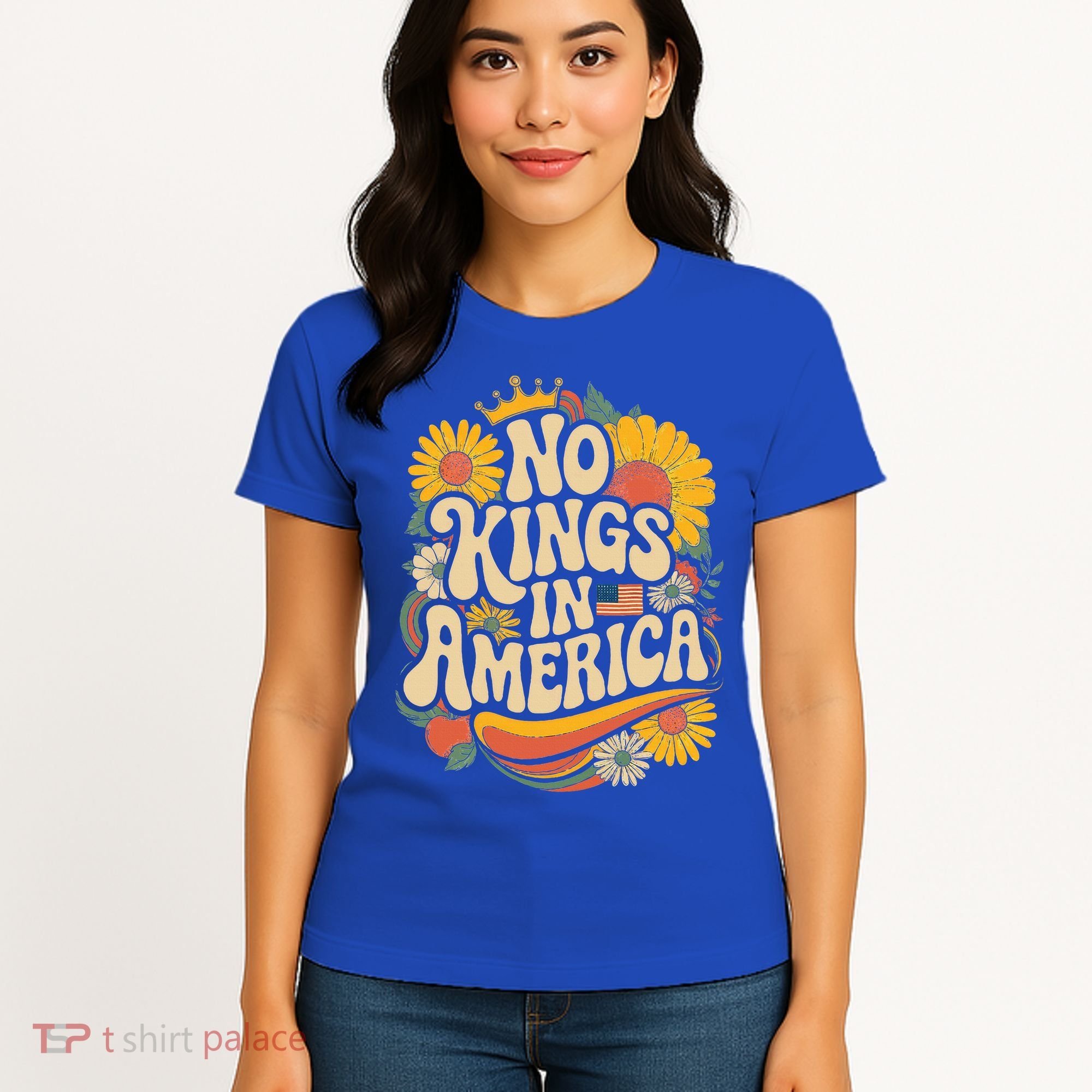  No King In American Democracy  Women's T-Shirt
