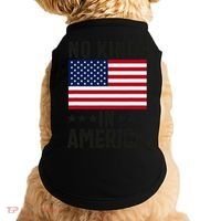 No Kings In America Flag Protest Save Democracy Doggie Tank thumb 0
