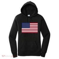 No Kings In America Flag Protest Save Democracy Women's Hoodie thumb 0