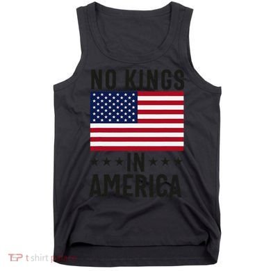 No Kings In America Flag Protest Save Democracy Tank Top