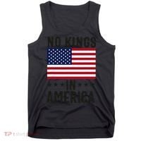 No Kings In America Flag Protest Save Democracy Tank Top thumb 0