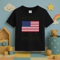 No Kings In America Flag Protest Save Democracy Toddler T-Shirt thumb 3