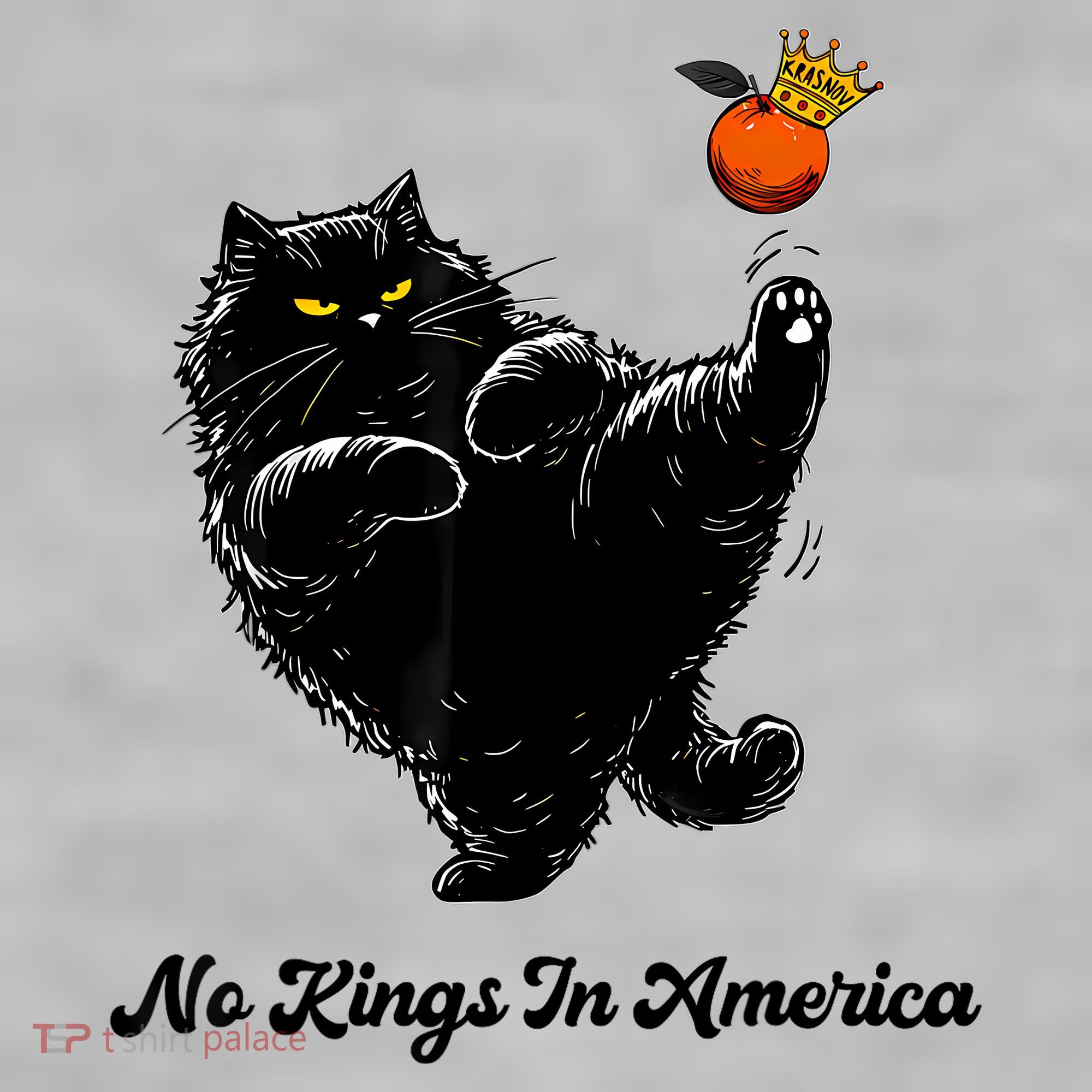 No Kings In America We The People Political  Ladies PosiCharge Tri-Blend Wicking Tank