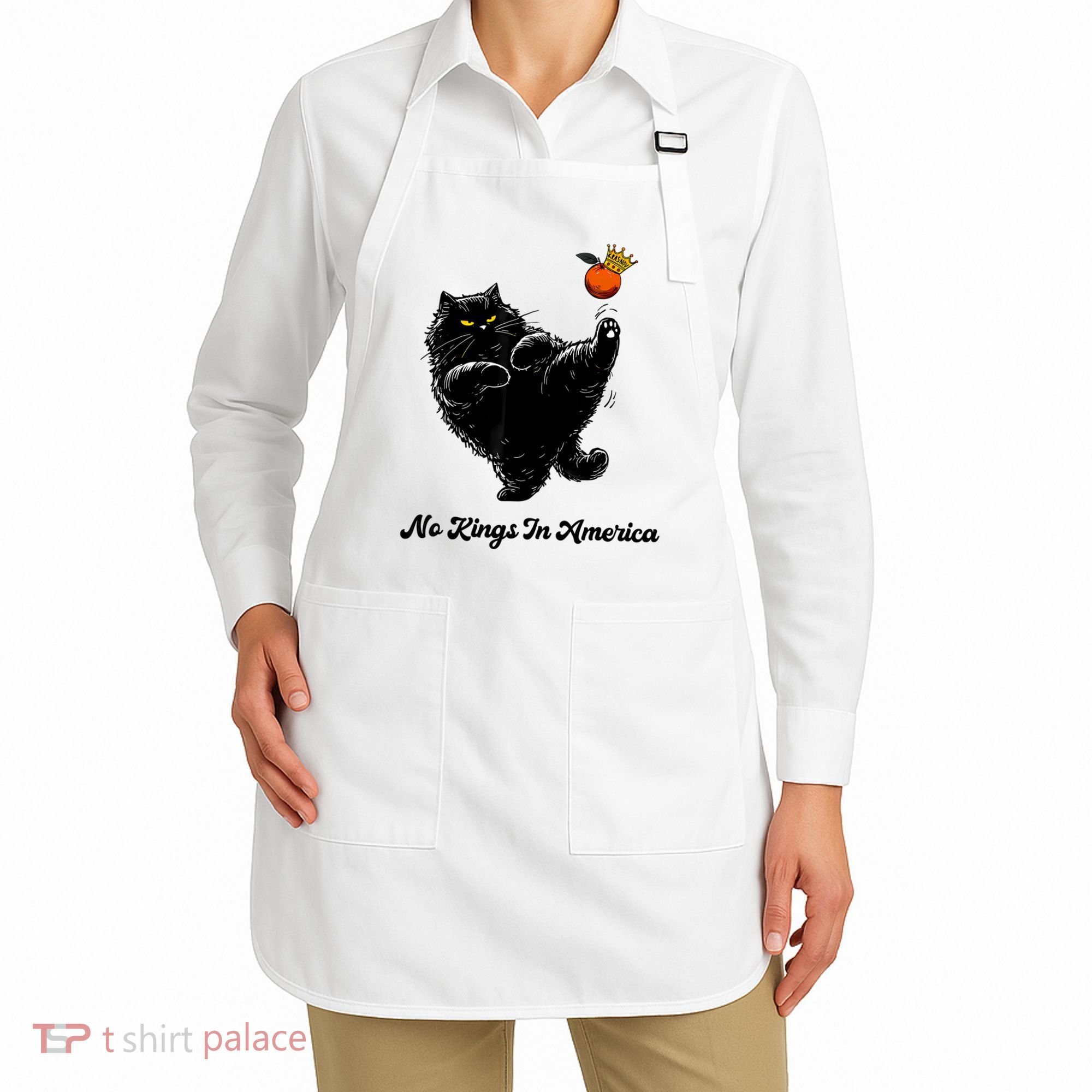 No Kings In America We The People Political  Apron
