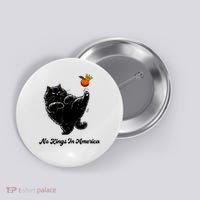 No Kings In America We The People Political  Button thumb 0