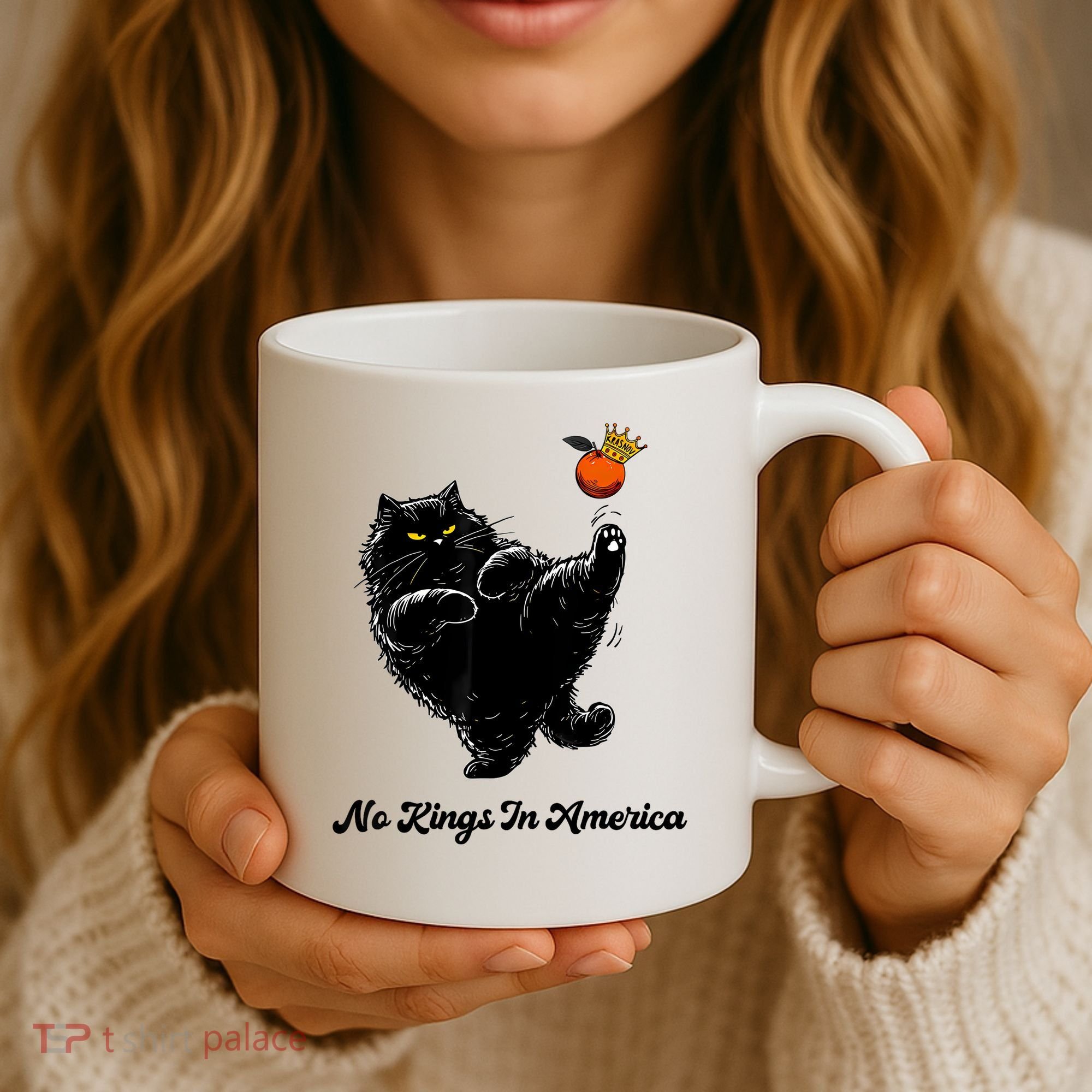 No Kings In America We The People Political  Coffee Mug
