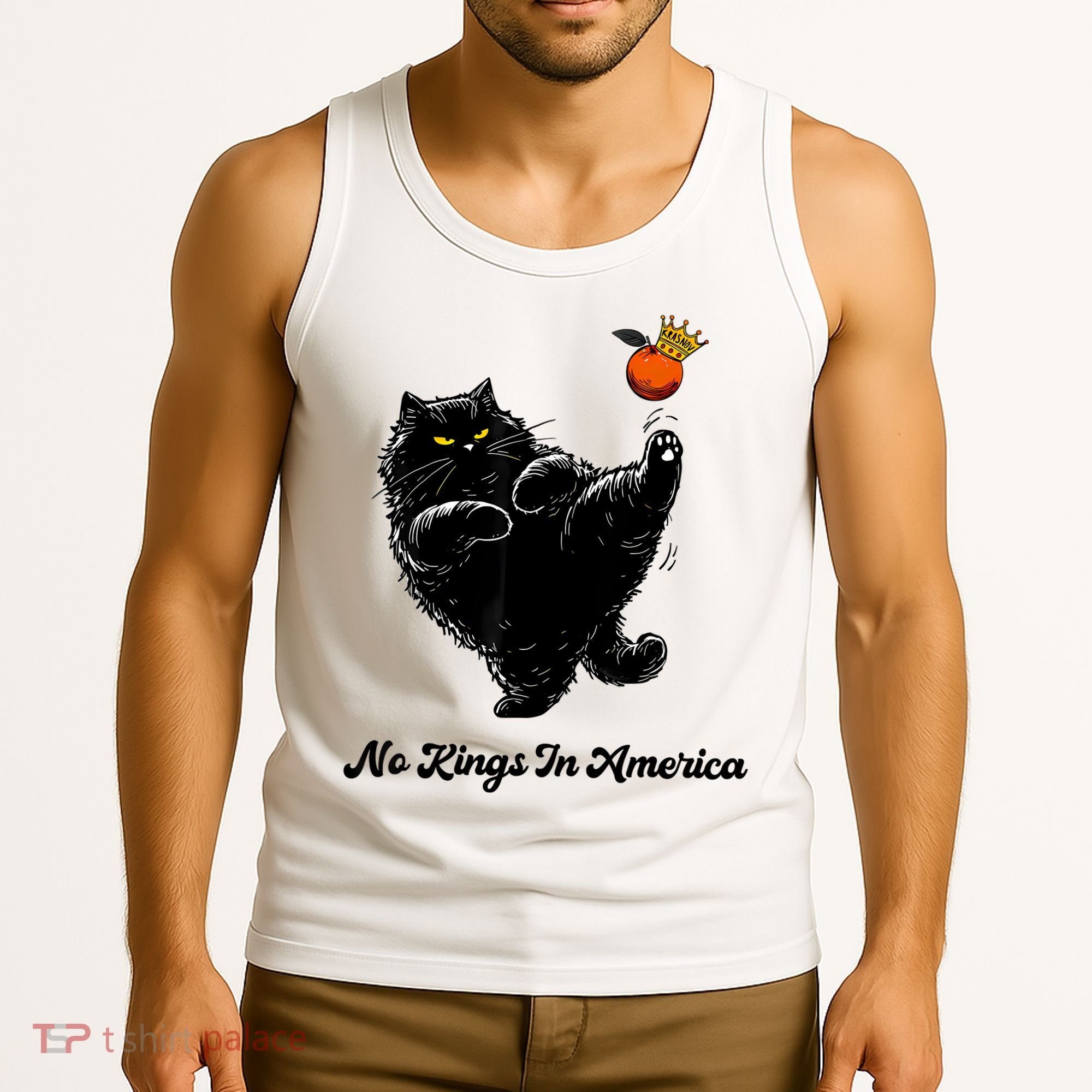 No Kings In America We The People Political  Tank Top