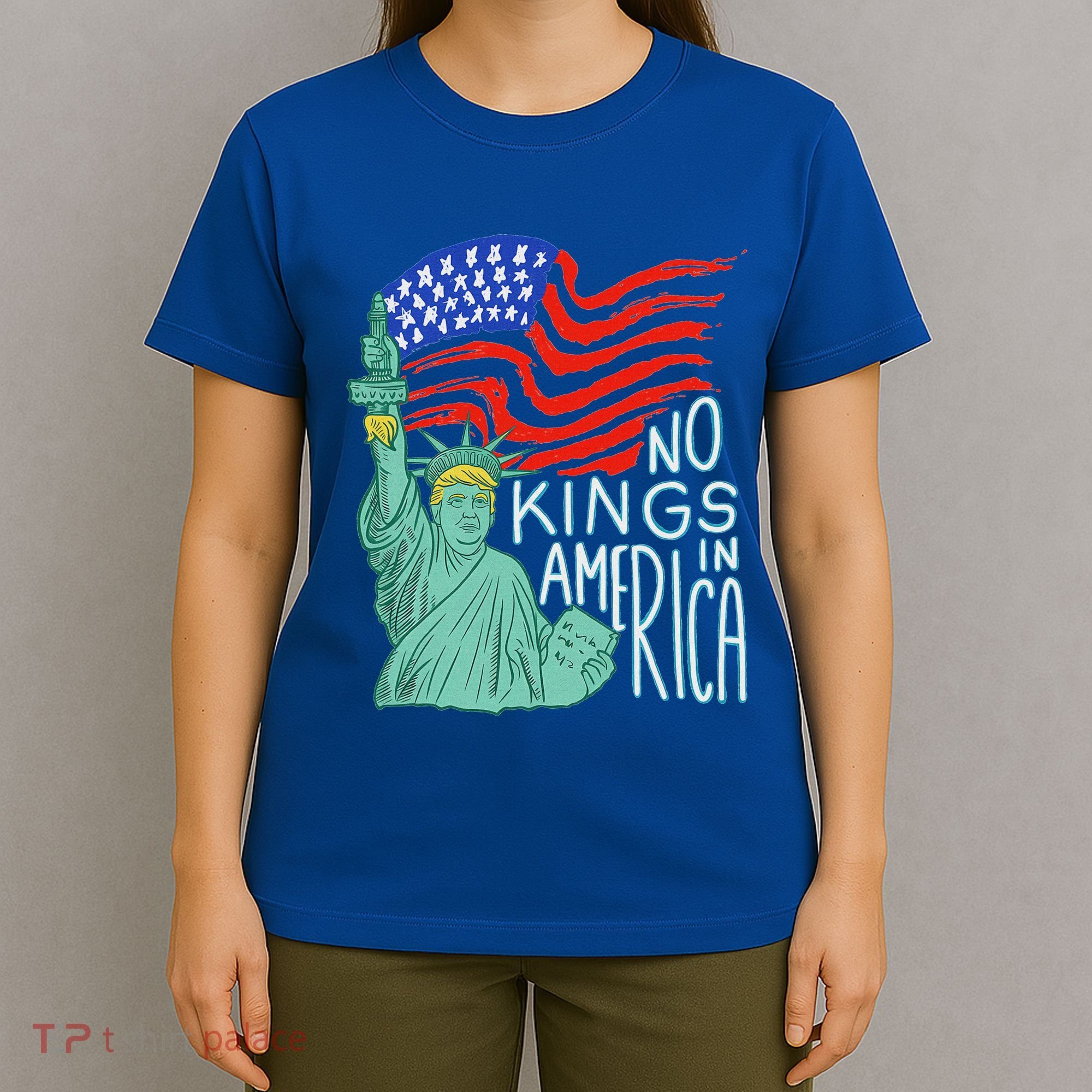 No Kings In America We The People Political T-Shirt