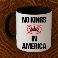 No Kings In America Supreme Court Protest Coffee Mug thumb 2