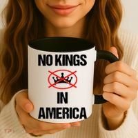 No Kings In America Supreme Court Protest Coffee Mug thumb 3