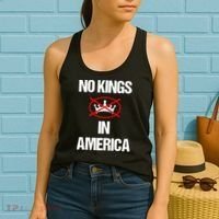 No Kings In America Supreme Court Protest Women's Tank Top thumb 2