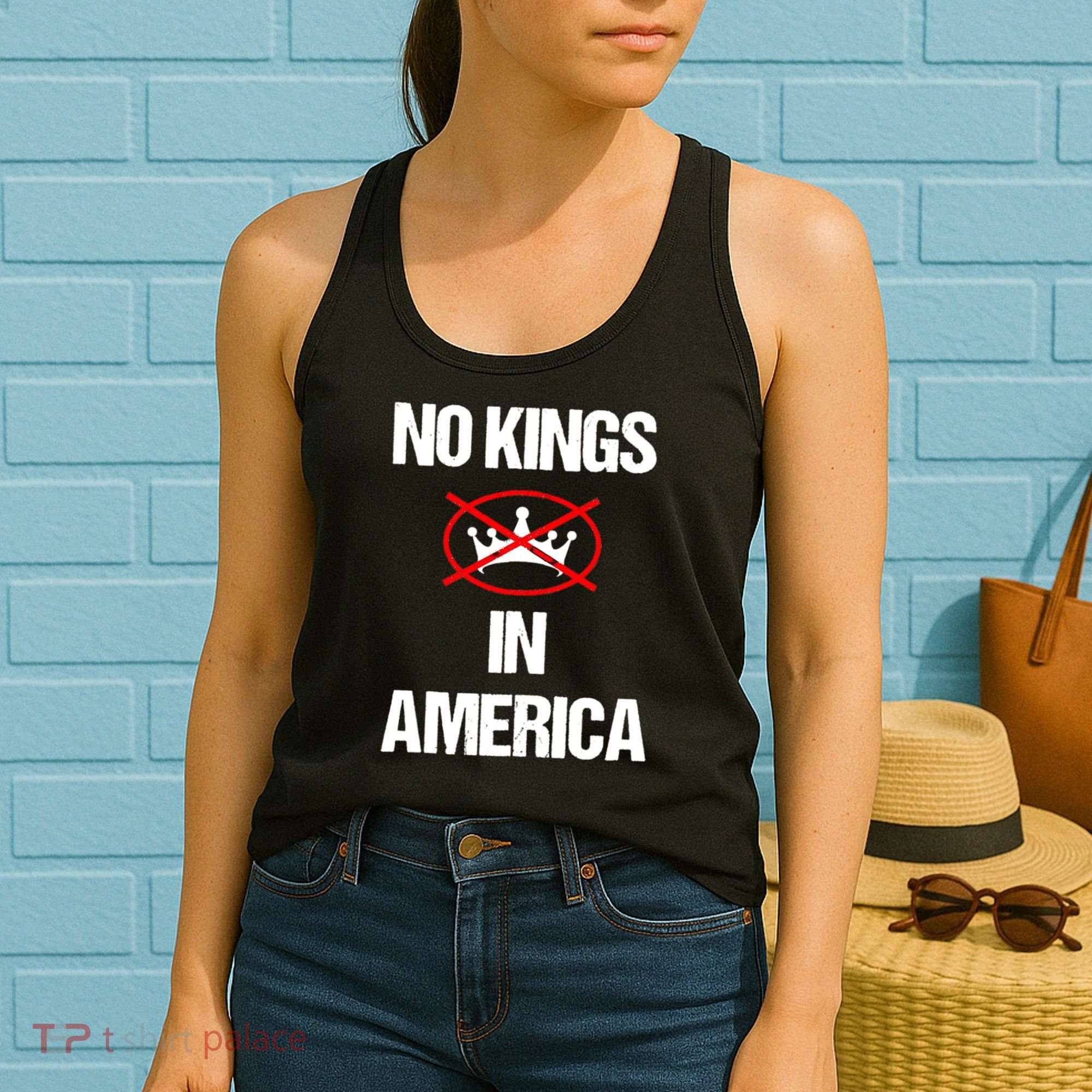 No Kings In America Supreme Court Protest Women's Tank Top