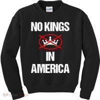 No Kings In America Supreme Court Protest Kids Sweatshirt thumb 0